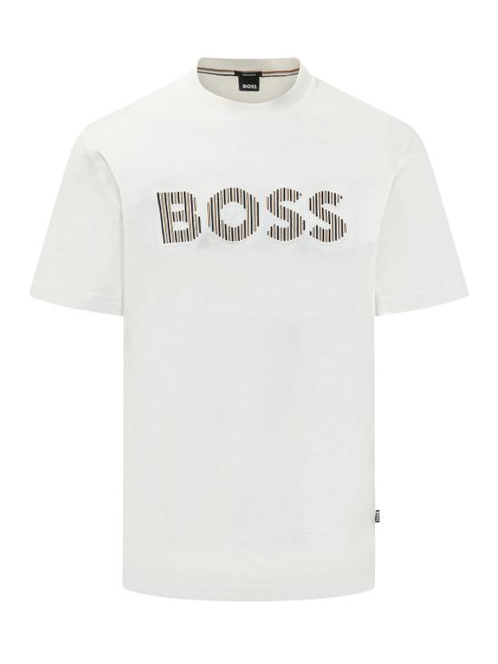 26SS 보스 반팔 티셔츠 50560466 101 NATURAL