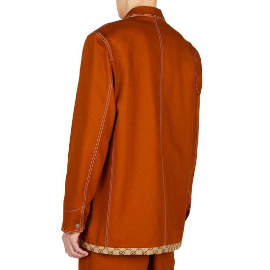  구찌 자켓 GG 리버서블 재킷 브라운 - GUCCI