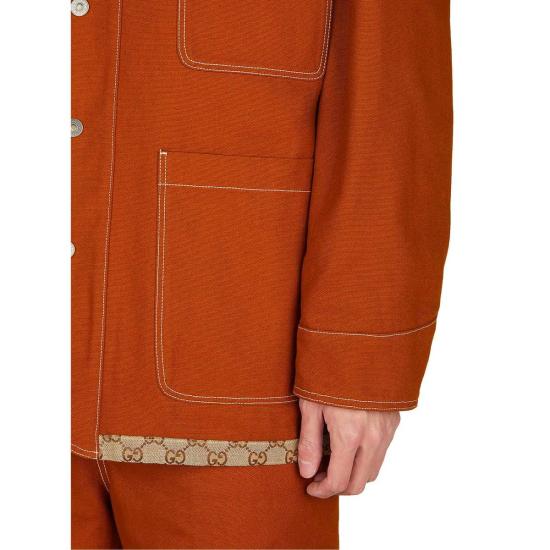  구찌 자켓 GG 리버서블 재킷 브라운 - GUCCI