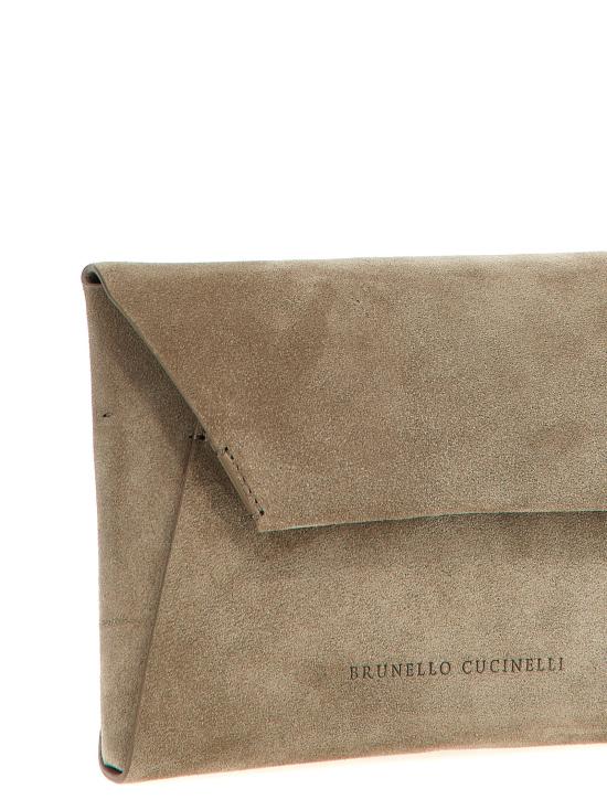26SS 브루넬로 쿠치넬리 모닐레 장식 BC Duo 파우치 MWDLD2722C5859 - BRUNELLO CUCINELLI