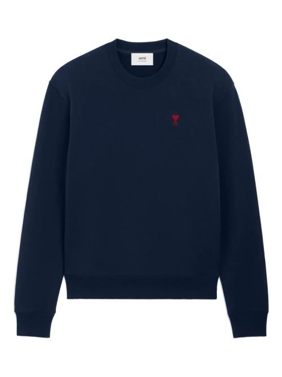 26SS 아미 스몰 하트 로고 스웨트셔츠 BFUSW035 730 430 Blue