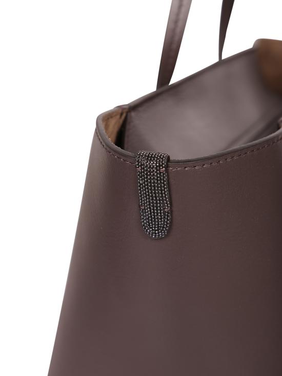 26SS 브루넬로 쿠치넬리 숄더백 MBXAD2573 C8279 Brown - BRUNELLO CUCINELLI