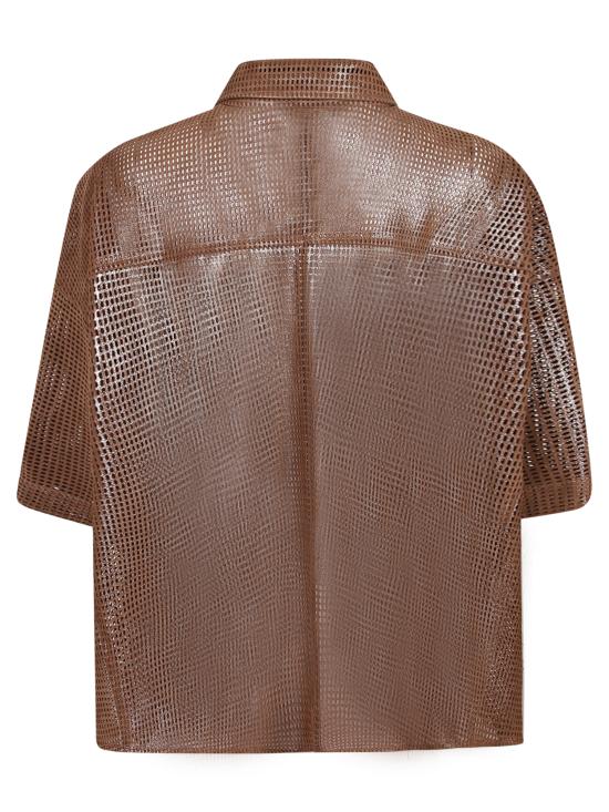 26SS 브루넬로 쿠치넬리 셔츠 MPSHY7956 C4275 Brown - BRUNELLO CUCINELLI