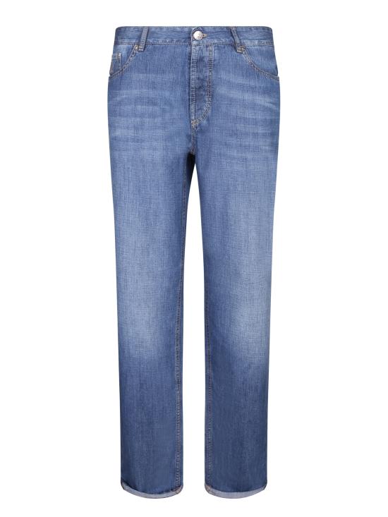 26SS 브루넬로 쿠치넬리 데님 팬츠 ME645D3210 C1471 Blue