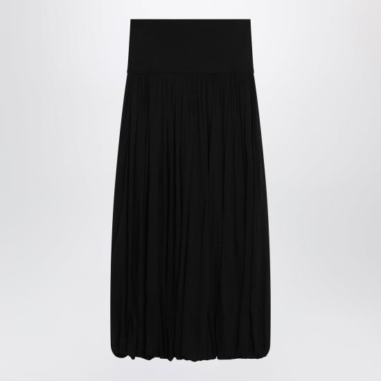 26SS 토템 롱 스커트 262 WRB0395FB0635 Black - TOTEME