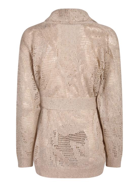 26SS 브루넬로 쿠치넬리 대즐링 워터 릴리 가디건 MDT771006 C8925 Beige - BRUNELLO CUCINELLI