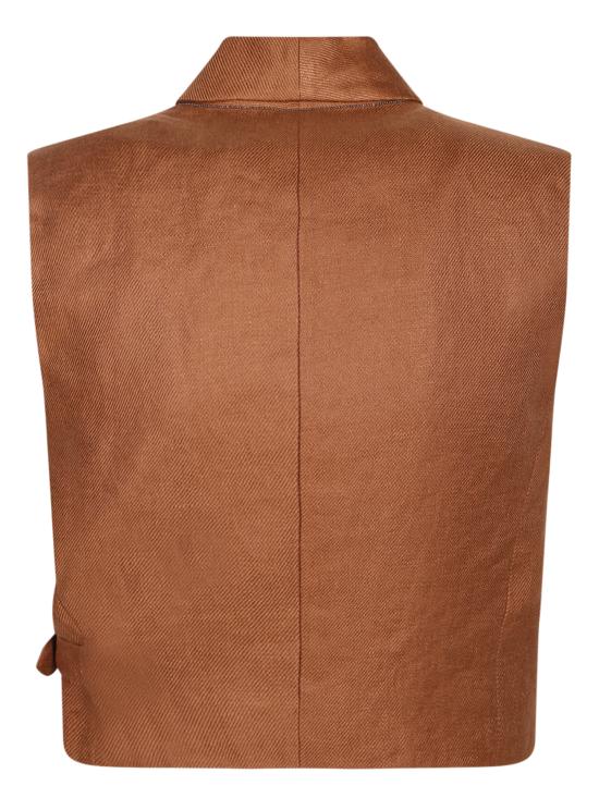 26SS 브루넬로 쿠치넬리 베스트 MH527HG606 C9850 Brown - BRUNELLO CUCINELLI