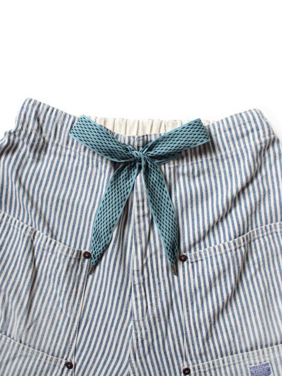  캐피탈 숏팬츠 Kapital 10oz Hickoree W Knee Easy Short Pants - KAPITAL