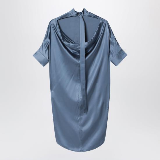 26SS 아크네 스튜디오 사틴 튜닉 드레스 A20913VI Light blue - ACNE STUDIOS