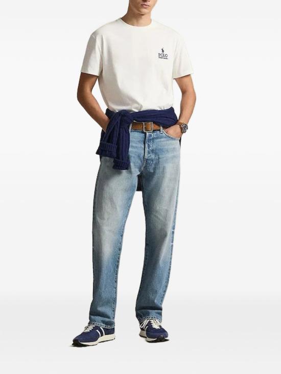 26SS 폴로 랄프로렌 반팔 티셔츠 710981136 504 Bianco - POLO RALPH LAUREN
