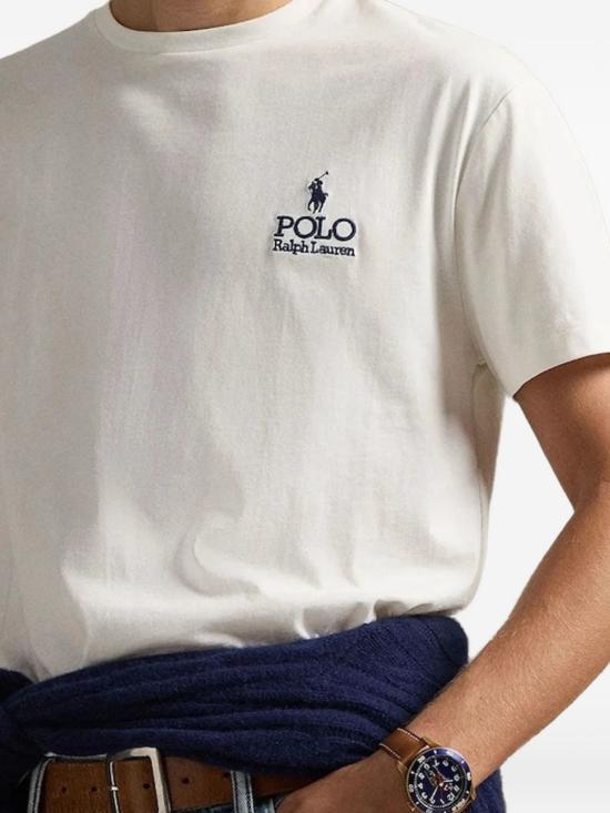 26SS 폴로 랄프로렌 반팔 티셔츠 710981136 504 Bianco - POLO RALPH LAUREN