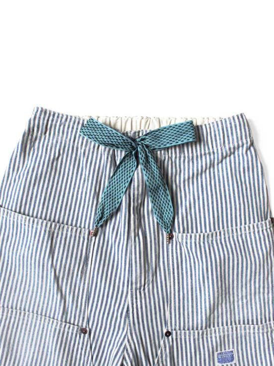  캐피탈 스트레이트 팬츠 Kapital 10oz Hickoree W Knee Easy Baggy Pants - KAPITAL
