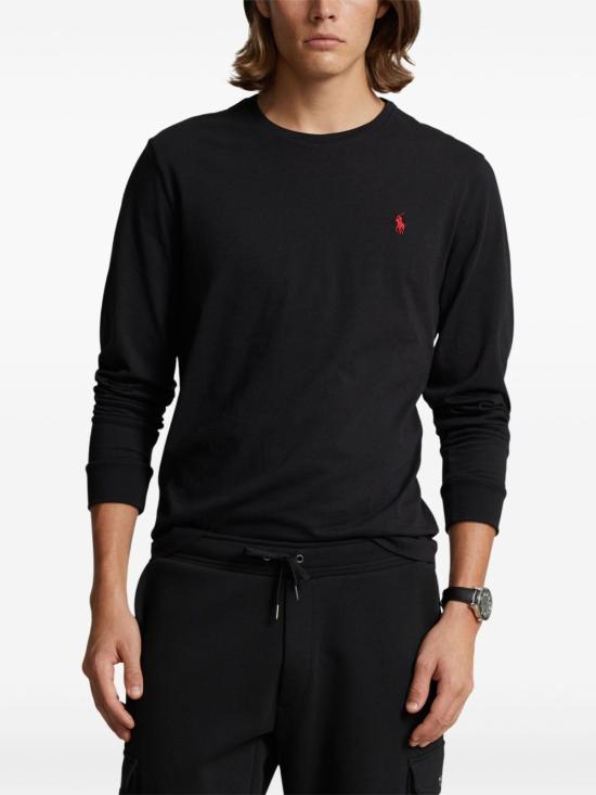 26SS 폴로 랄프로렌 긴팔 티셔츠 710671468 001 Black - POLO RALPH LAUREN