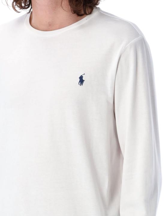 26SS 폴로 랄프로렌 긴팔 티셔츠 710671468 004 White - POLO RALPH LAUREN