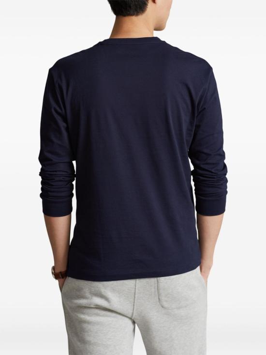 26SS 폴로 랄프로렌 긴팔 티셔츠 710671468 024 Blue - POLO RALPH LAUREN