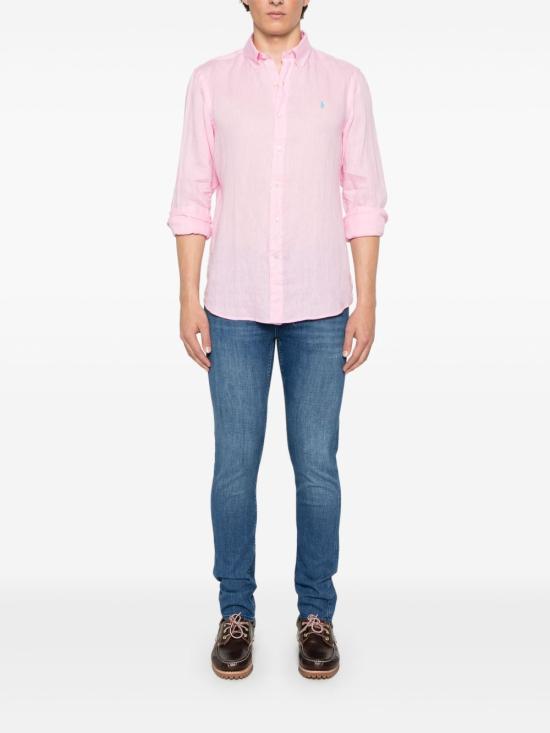 26SS 폴로 랄프로렌 긴팔 셔츠 710966294 009 Pink - POLO RALPH LAUREN