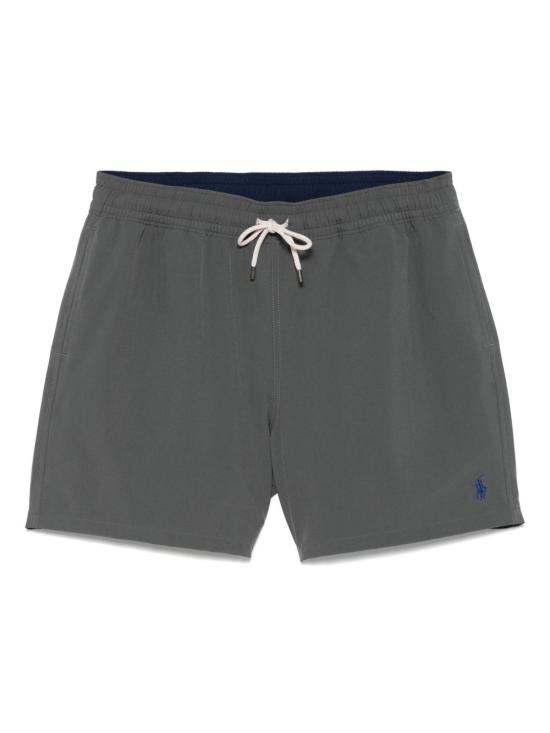 26SS 폴로 랄프로렌 포니 자수 스윔 쇼츠 710957782 015 Grigio