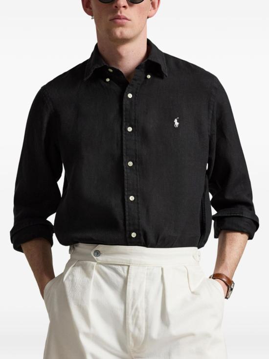 26SS 폴로 랄프로렌 긴팔 셔츠 710966294 019 Black - POLO RALPH LAUREN
