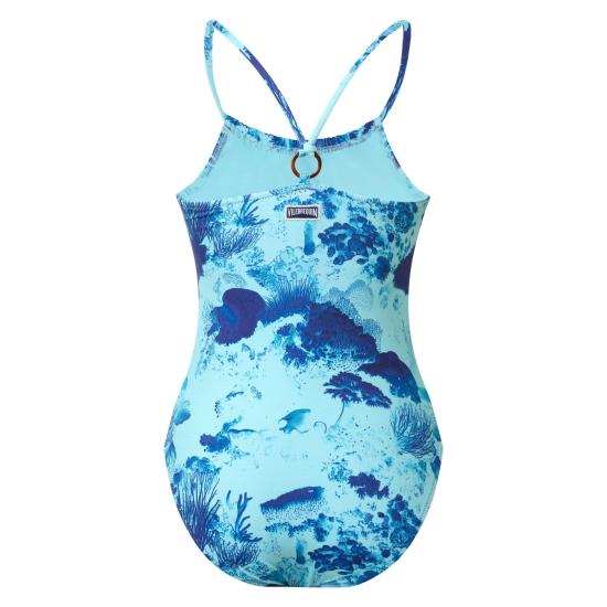 26SS [키즈] 빌보콰 원피스 수영복 GAZEH118 LIGHT BLUE - VILEBREQUIN