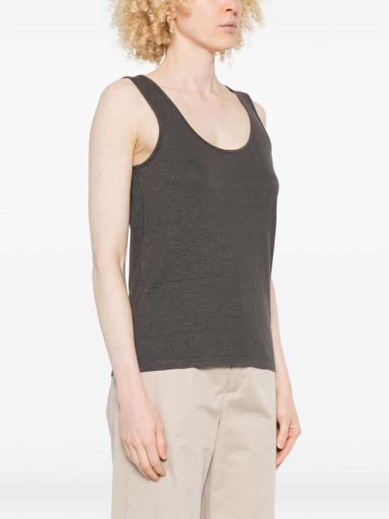 26SS 안네클레르 반팔 티셔츠 D1677 475163 Brown - ANNECLAIRE