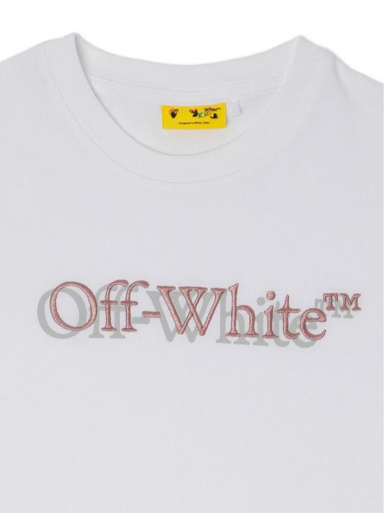 26SS [키즈] 오프화이트 티셔츠 44GAA001S26J001100 WHITE White - OFF WHITE
