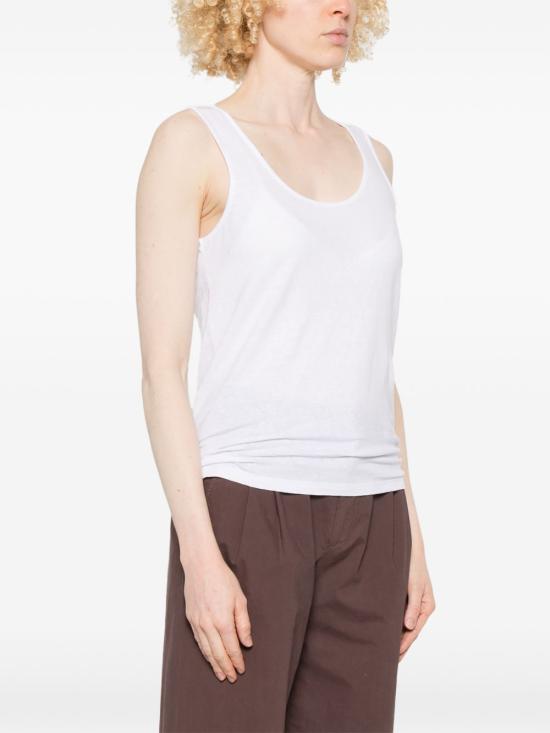 26SS 안네클레르 민소매 티셔츠 D1677 475201 White - ANNECLAIRE