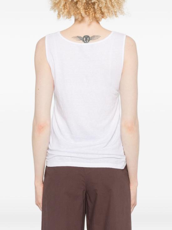 26SS 안네클레르 민소매 티셔츠 D1677 475201 White - ANNECLAIRE