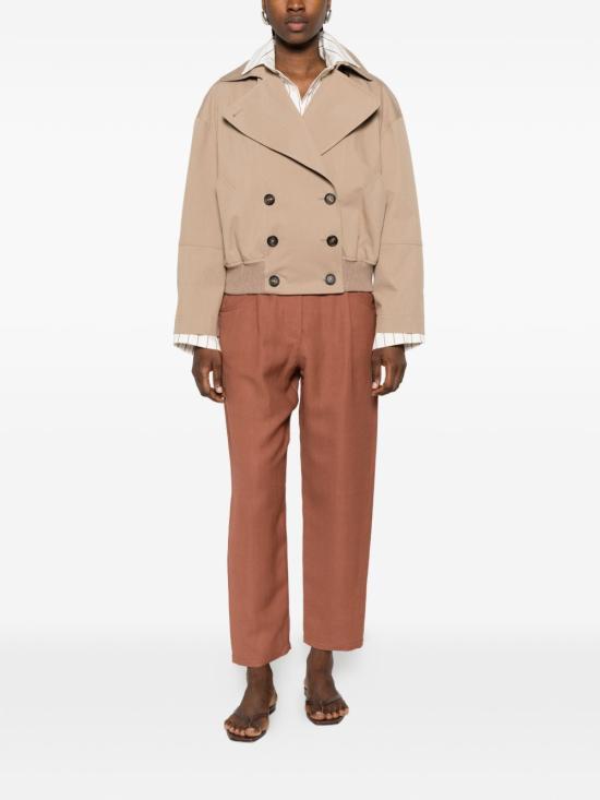 26SS 브루넬로 쿠치넬리 스트레이트 팬츠 MH126P9148 C4182 Red - BRUNELLO CUCINELLI