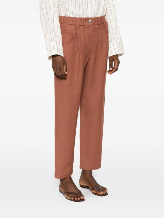 26SS 브루넬로 쿠치넬리 스트레이트 팬츠 MH126P9148 C4182 Red - BRUNELLO CUCINELLI