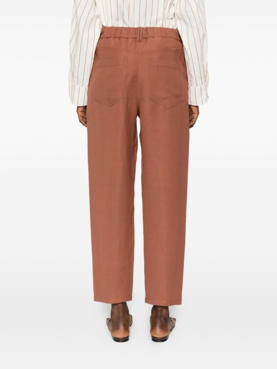 26SS 브루넬로 쿠치넬리 스트레이트 팬츠 MH126P9148 C4182 Red - BRUNELLO CUCINELLI