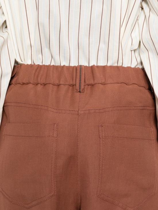 26SS 브루넬로 쿠치넬리 스트레이트 팬츠 MH126P9148 C4182 Red - BRUNELLO CUCINELLI