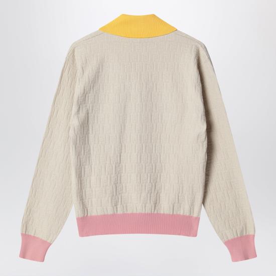 26SS 펜디 긴팔 티셔츠 FZXE95AW4S Yellow - FENDI
