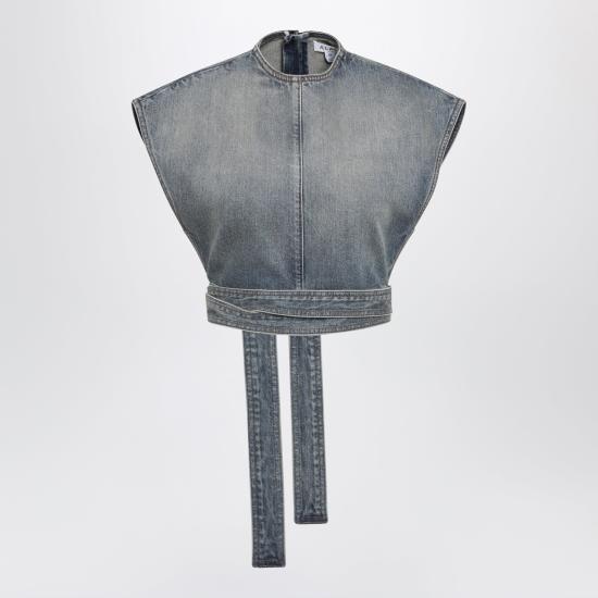 26SS 알라이아 민소매 티셔츠 AA9H1482D026CDE Blue