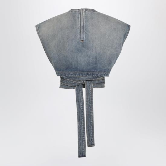 26SS 알라이아 민소매 티셔츠 AA9H1482D026CDE Blue - ALAIA