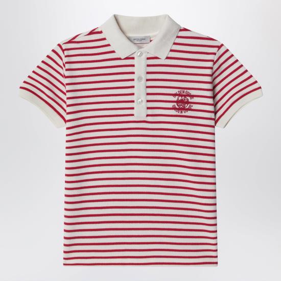 26SS [키즈] 골든구스 폴로 셔츠 GKP02055P002235 Red