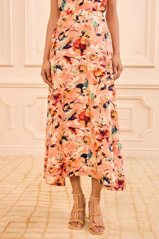  울라 존슨 미디 스커트 Ulla Johnson 소피아 코튼 스커트 - ULLA JOHNSON