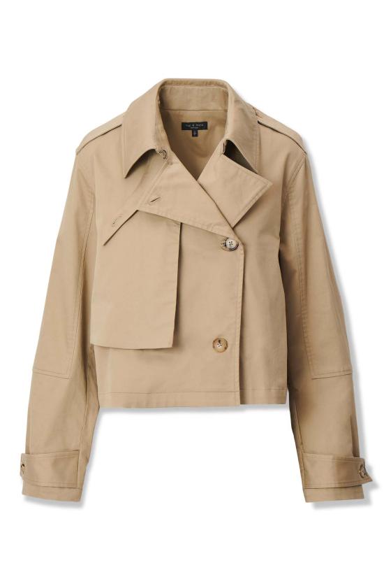  메이블앤모스 트렌치 코트 Rag & Bone Jamie 크롭 - MABEL AND MOSS