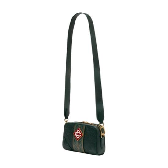 26SS 카사블랑카 크로스백 A SS26 BAG 002 03 green - CASABLANCA