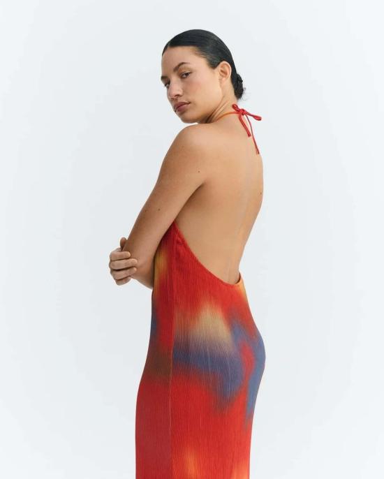  띵킹 뮤 롱 원피스 씽킹 무 플리츠 미리암 드레스 - THINKING MU