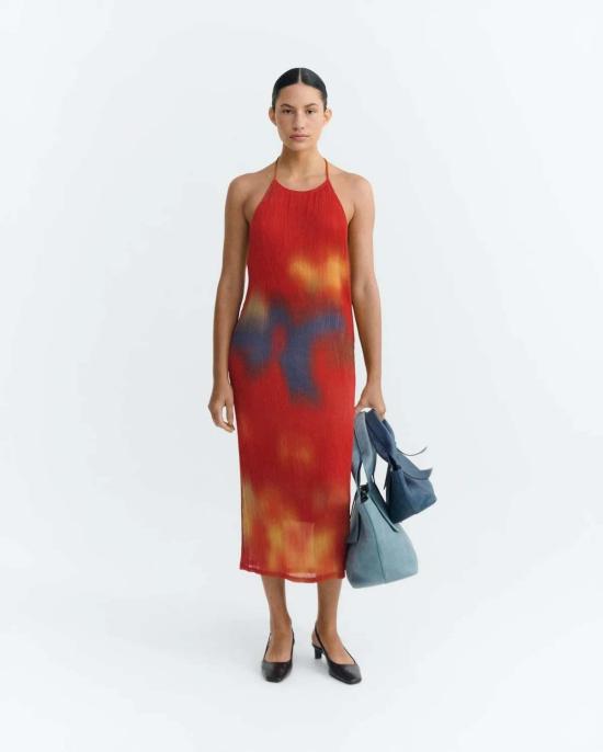  띵킹 뮤 롱 원피스 씽킹 무 플리츠 미리암 드레스 - THINKING MU