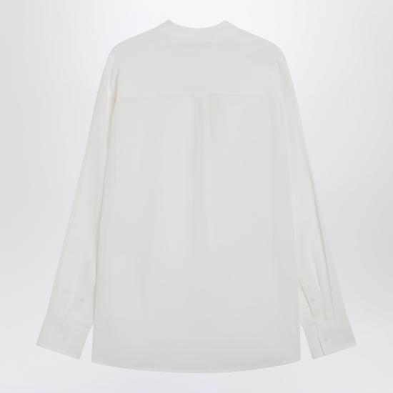 26SS 토템 블라우스 262 WRT0675FB0480 White - TOTEME