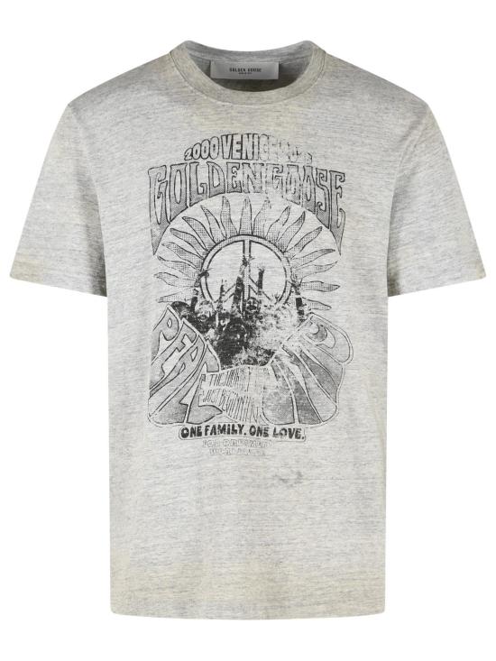 26SS 골든구스 반팔 티셔츠 GMP01220 P00252460255 Grey