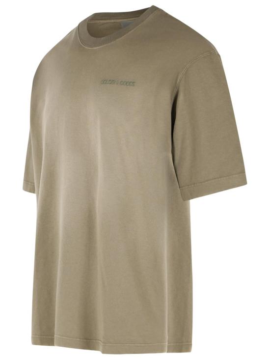 26SS 골든구스 반팔 티셔츠 GUP01873 P00237915878 Beige - GOLDEN GOOSE