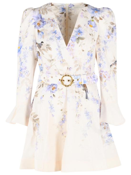 26SS 짐머만 미디 원피스 8637DS261BLUE Cream