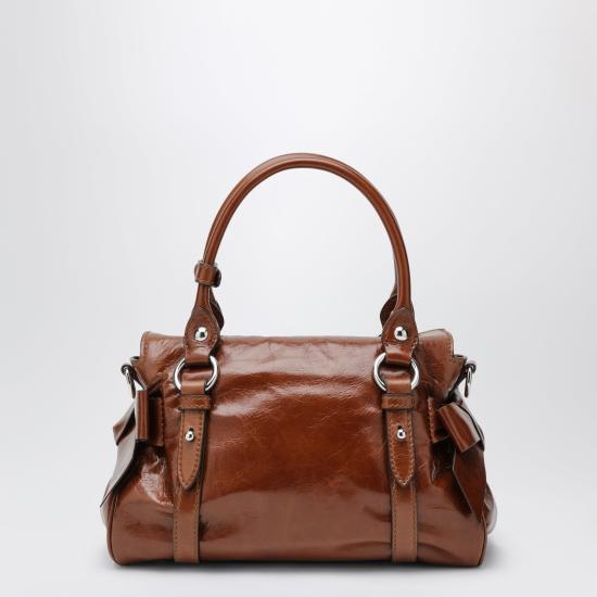 26FW 미우미우 토트백 5BA327OOO2A44 Brown - MIU MIU