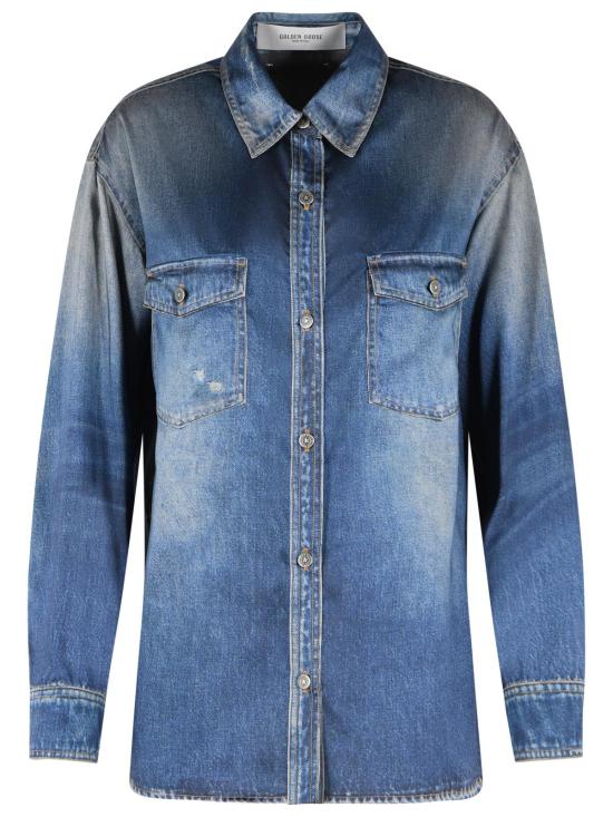 26SS 골든구스 데님 셔츠 GWP02525 P00240650100 Blue
