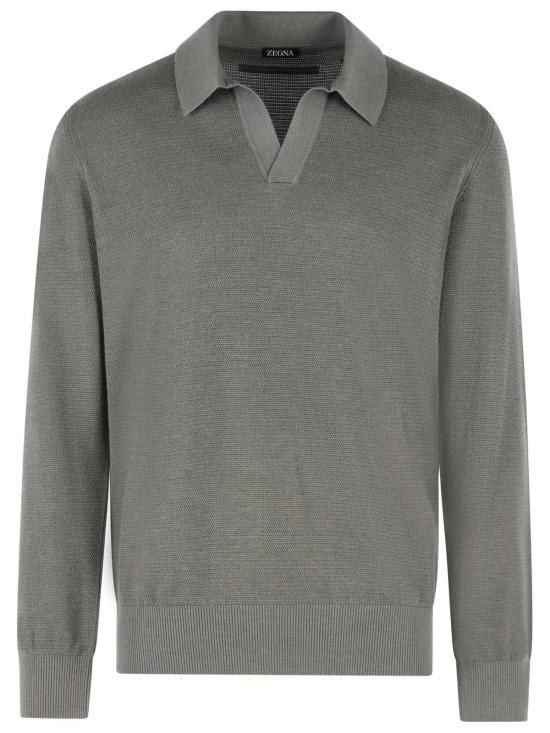 26SS 에르메네질도제냐 스웨터 RUHH95A3 131N97 Grey