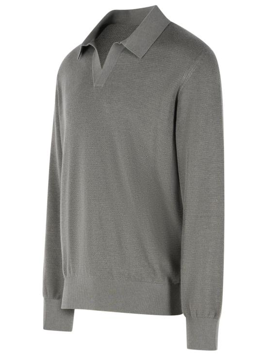 26SS 에르메네질도제냐 스웨터 RUHH95A3 131N97 Grey - ERMENEGILDO ZEGNA