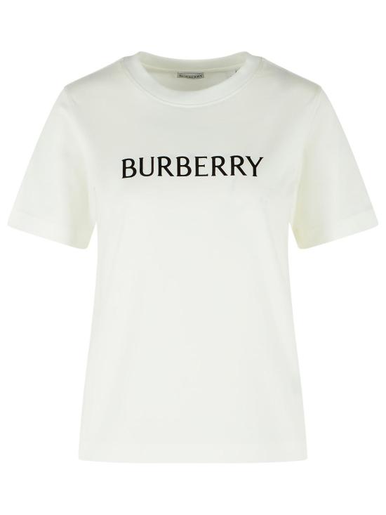 26SS 버버리 로고 코튼 티셔츠 8118978B7078 White
