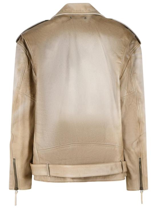 26SS 골든구스 가죽 자켓 GUP02535 P00230415155 Beige - GOLDEN GOOSE